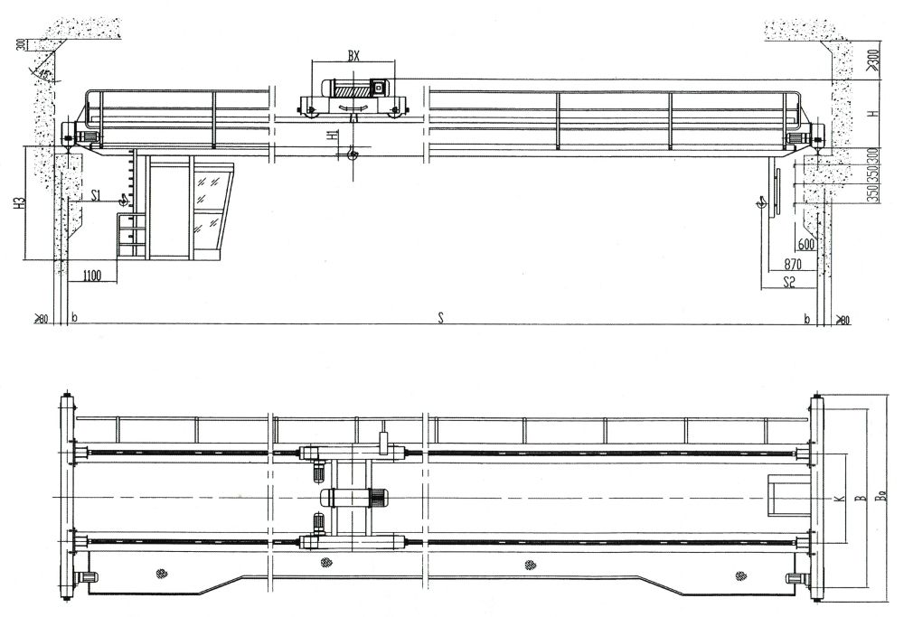 LH型電動葫蘆雙梁橋式起重機(jī)外形尺寸圖.jpg
